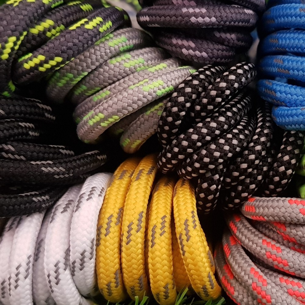 3.5 mm Round Replacement Laces – Walking, Hiking, casual, Boot Shoe Laces