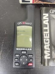 Magellan GPS Blazer 12 Satellite Navigator With Manual Outdoors Hiking Tested