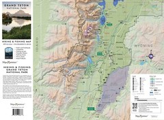 Grand Teton National Park GPS Hiking Trails & Fishing Maps