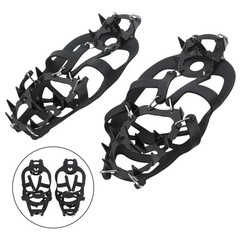18 Teeth Steel Ice Gripper Spikes for Hiking For Shoes Snow Climbing Traction