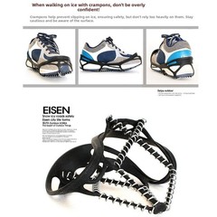 Spring Shoe Covers for Hiking Outdoor Use Slip Resistant Ice Gripping Shoes