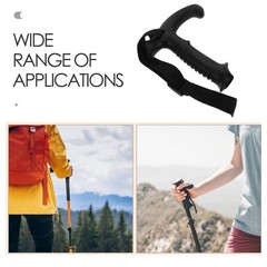 Adjustable Wrist Strap T Handle for Trekking Pole Ergonomic Walking Cane Grip
