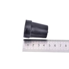 19mm Walking Stick Cane Crutch Pad Rubber Heavy Duty Ferrule End Bottom~gw
