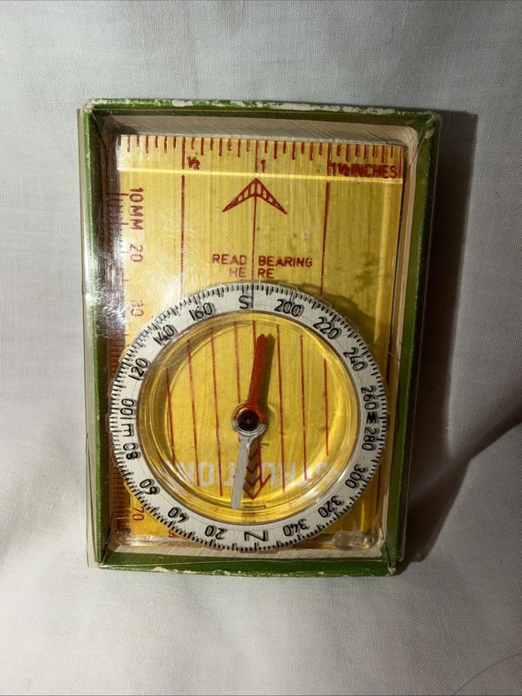 Vintage SILVA POLARIS 7 Compass Liquid Filled 7 Made in Sweden Silva-System