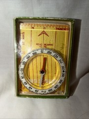 Vintage SILVA POLARIS 7 Compass Liquid Filled 7 Made in Sweden Silva-System