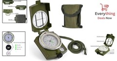 Lightweight Survival Compass with Lensatic Function – Ideal for Night Navigation