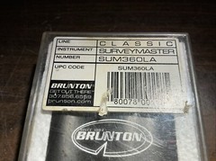 Brunton Outdoor Classic SurveyMaster SUM360LA 6605-01-552-4325 60277 Sight/Clino