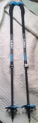 Rare Leki Hiking Trekking Poles Lightweight Aluminum Adjustable
