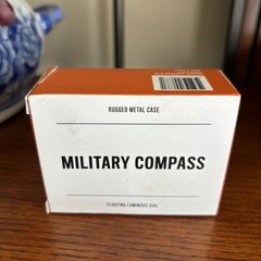 Wren Military Compass With Floating Luminous Dial Rugged Metal Case New In Box