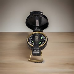 Vintage InspiredTrail Blazer Heritage Lensatic Compass Navigation Tool set of 2