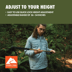 Adjustable Quick Lock Aluminum Trekking Pole with EVA Foam Grip for Hiking
