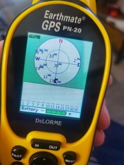 DELORME EarthMate GPS PN-20 Orig. Box & Accessories Travel Hike ~ Works Great!