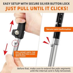 Collapsible Trekking Poles Hiking Lightweight Foldable Hiking Poles 2 Pack