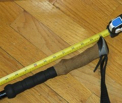 Cascade Mountain Tech TP-AL-QL-CORK-2 Aluminum Hiking/Walking/Trekking Pole ONE