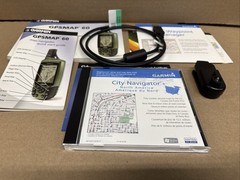 Garmin GPSMAP 60 Handheld GPS Navigator Bundle USB Cable City Navigator Tested
