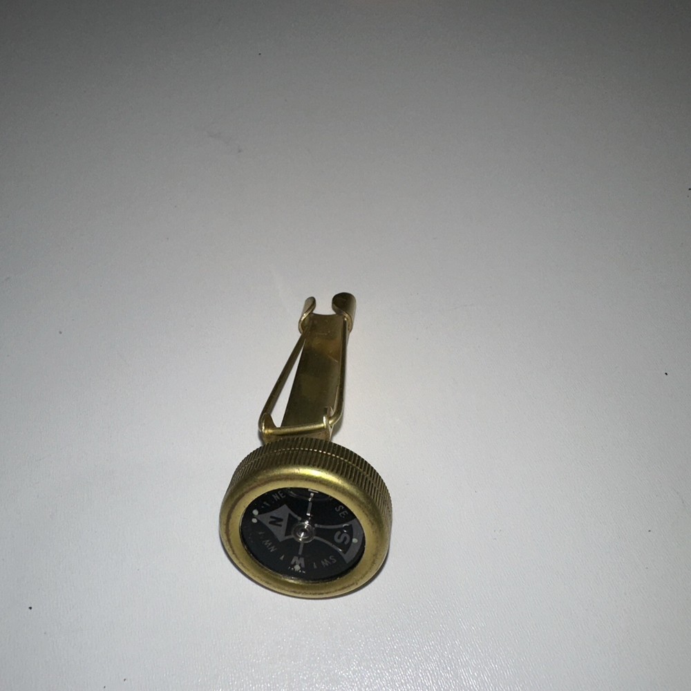 Vintage Brass Pin – Belt Compass Japan