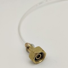 Transparent 70cm Tube Inflation Valve Compatible with Portable Gas Canisters