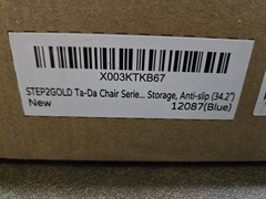 STEP2GOLD Ta-Da Chair Series 2 Portable Trekking Hiking Pole – 34.2″ Blue
