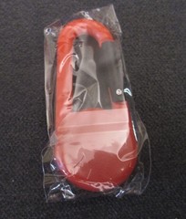 Carabiner Compass & Keychain – Red – NEW in Package