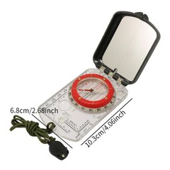 Compass Multifunctional Map Ruler Outdoor Camping Navigation Hiking