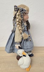 Artist doll porcelain doll doll 38 cm collector rarity Vintage