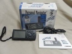 Garmin Personal navigator portable hiking GPS 3 runs on battery or DC cable