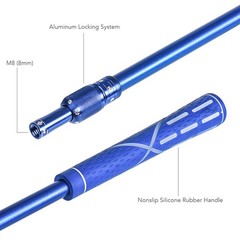 55 – 95cm Telescopic Aluminum Baiting Throwing Stick Handle With 2 Baiting CANM