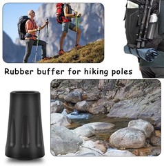 6 Pack Nordic Walking Rubber Bumpers – For All Poles up to 11mm Diameter
