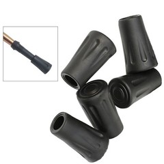 Trekking Pole Tip Replacement 5pcs Rubber Covers for Camping and Hiking Use