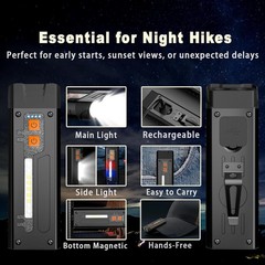Lightweight Adjustable Trekking Pole with Foam Grip – 1 Pair