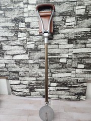 Vintage Gamebird Shooting Walking Stick Leather Seat – Made in England