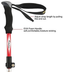 Aluminum Collapsible Ultralight Travel Trekking Hiking Pole for Men and Women…