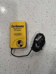 DeLorme Earthmate Hyperformance 9 Pin Serial Plug GPS Receiver & 12 Volt Adapter