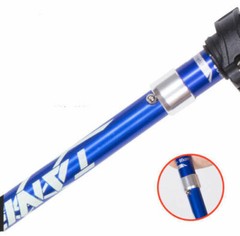 Aluminium Anti Shock Walking Trekking Hiking Stick Pole Alpenstock For Sports