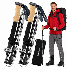 Trekology Trek-Z Folding Adjustable Hiking & Trekking Poles 100-120cm NEW