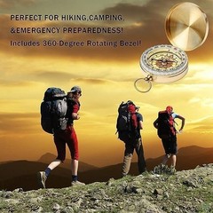 Camping Survival Compass Metal Compass Kids Compass for Hiking Camping Huntin…