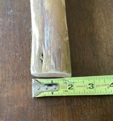Natural Cedar Walking Stick 36”