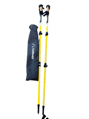 Set of Trail Buddy Trekking Poles 105-135CM Yellow W/Bag – 86