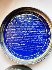 Vintage TWO NIKWAX NON-TACK WAX FOR WAX-COTTON 190ml TINS MADE IN ENGLAND