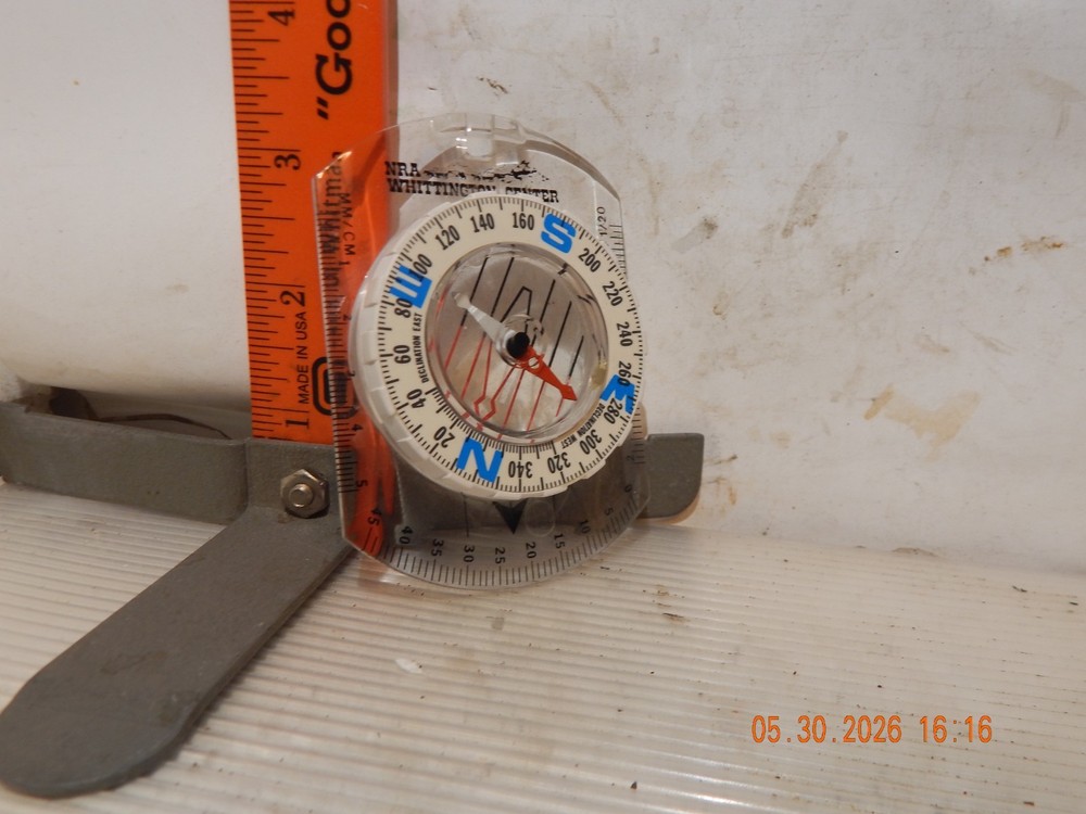 NRA Whittington Center Orienteering Compass – Works fine!