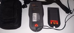 A VINTAGE MOTOROLA TRAXAR HANDHELD GPS UNIT MODEL TRX61000A3 WITH CASE, GREAT!