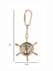 Vintage Brass Nautical Compass in Black Leather Case | Classic Gift & Décor