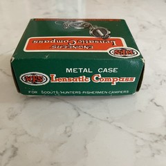 WFS Engineers’ Lensatic Compass No. 111 With Original Instructions and Box