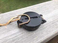 Vintage LENSATIC Compass – JAPAN – Use for Hiking Direction Etc.