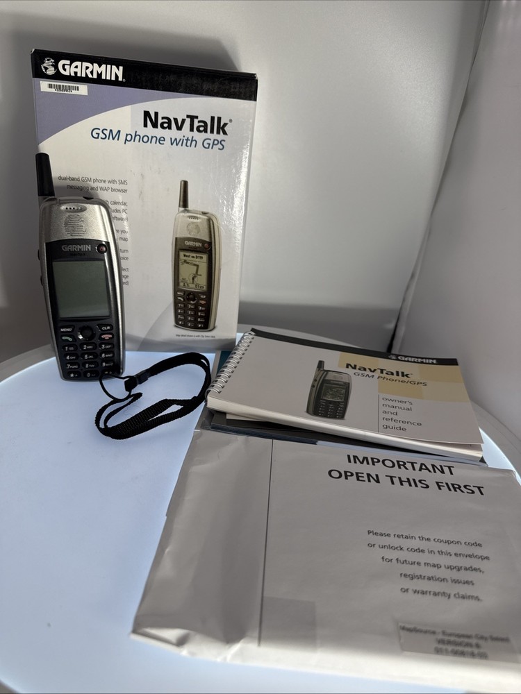 Vintage Rare Garmin NAV Talk GSM Phone With GPS