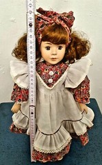Artist doll porcelain doll porcelain head 42 cm collector rarity vintage antique