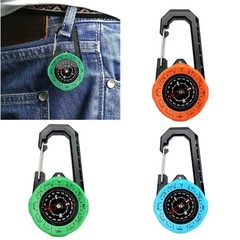 Outdoor Buckle Type Compasses Portable Carabiner Compasses for Hiking and