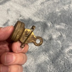 VINTAGE marble’s Gladstone MICHINGAN Brass Compass brooch