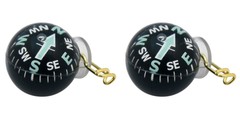 Coghlan’s Ball-Type Pin-On Compass Liquid Filled Luminous Arrow Survival(2-Pack)