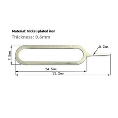 500 Pcs SIM Card Ejector Pins for Smartphones iPads and for Mobile Phone Use
